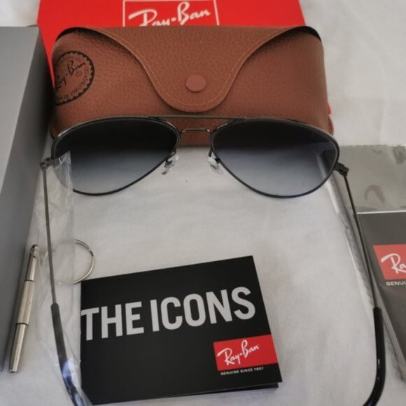 Aviators Sunglasses Ray-Ban RB3026 62mm - Picture 4 of 5